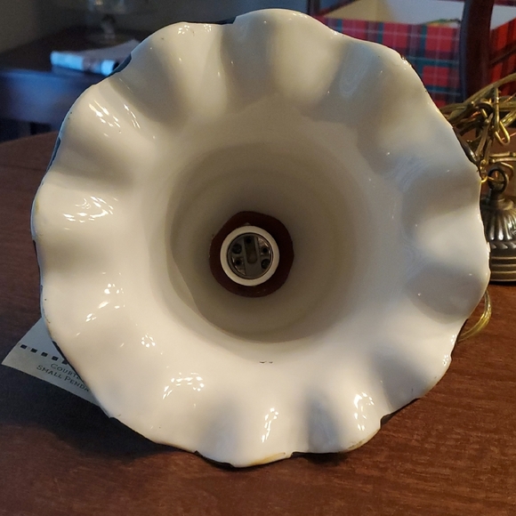 MacKenzie-Childs Black and White Checkered Pendant Light - Picture 7 of 9